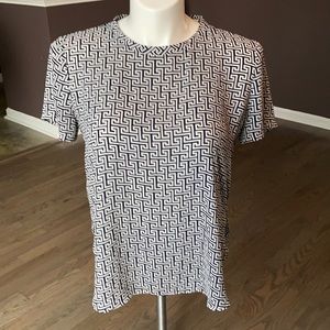 LOFT by Ann Taylor dressy patterned top/shirt NWOT
